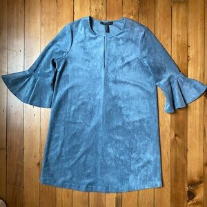 BCBGmaxazria Blue Bell Sleeve Dress